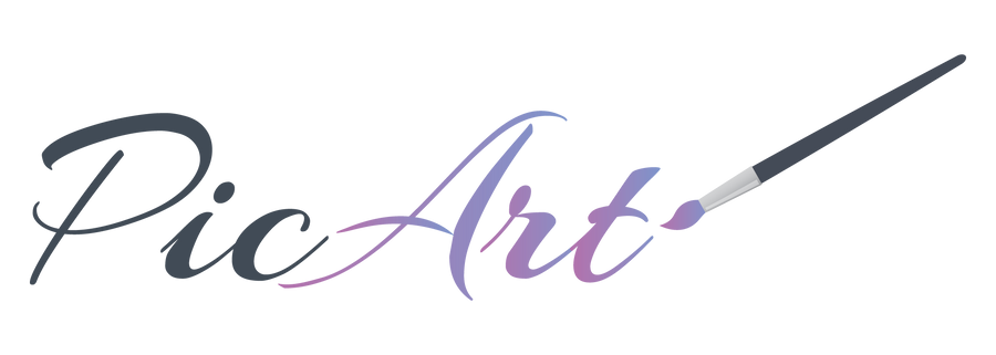 PicArt Collection logo with paintbrush.