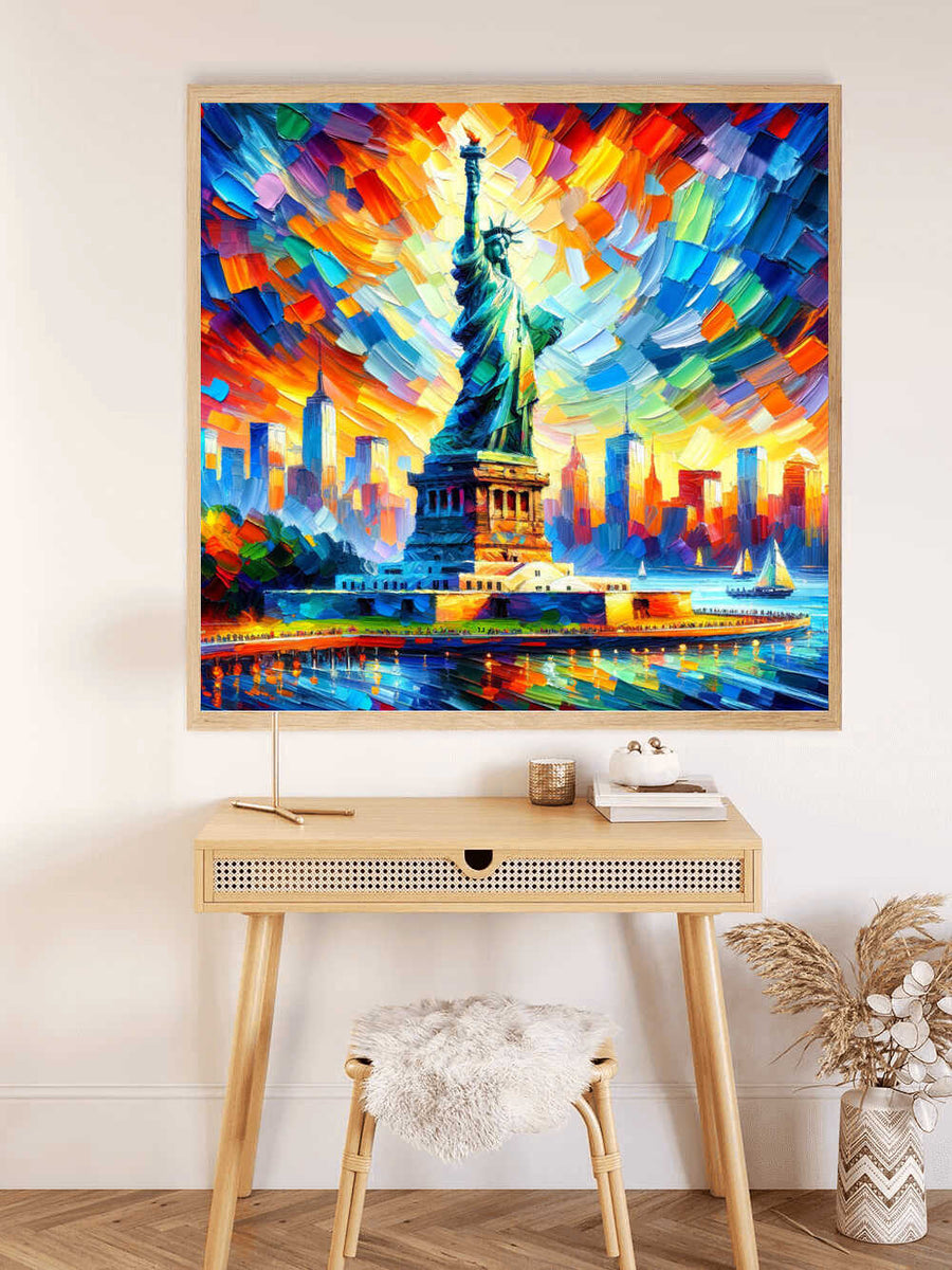 Color explosion of freedom — Diamond Painting Kit, product view 2