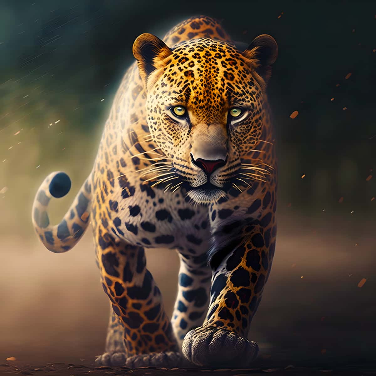 Magnificent Leopard — Diamond Painting Kit design