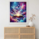 Butterflies and magic book — Diamond Painting Kit, product view 2