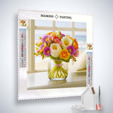 Flower arrangement on the beach — Diamond Painting Kit, product view 2