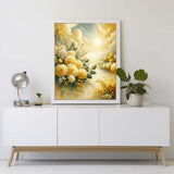Yellow Thank You Roses — Diamond Painting Kit, product view 2