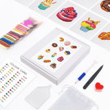 Cakes and Pastries, Set of 12 — Mini Diamond Painting Set, product view 2