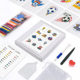 Soccer Fans Collection, Set of 12 — Mini Diamond Painting Set, product view 2
