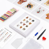 Dogs Collection, Set of 12 — Mini Diamond Painting Set, product view 2