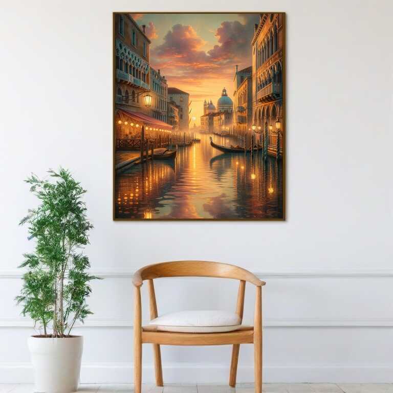 Venice sunset — Diamond Painting Kit, product view 2