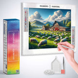 Idyllic country life — Diamond Painting Kit, product view 3