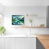 Reflections in the Mountain Lake — Diamond Painting Kit, product view 2