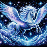 Pegasus in Flight — Diamond Painting Kit design