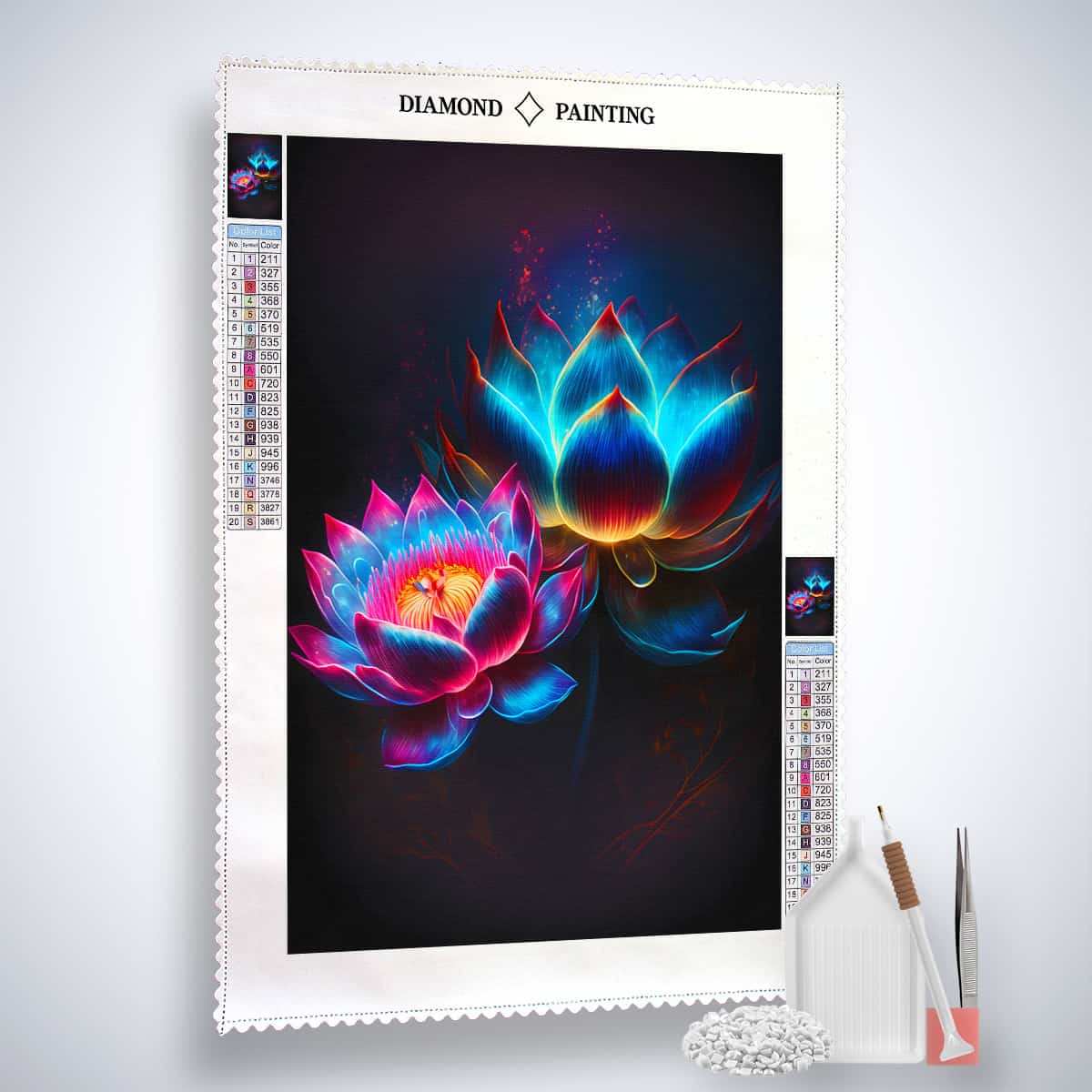 Flower Concert — Diamond Painting Kit, product view 2