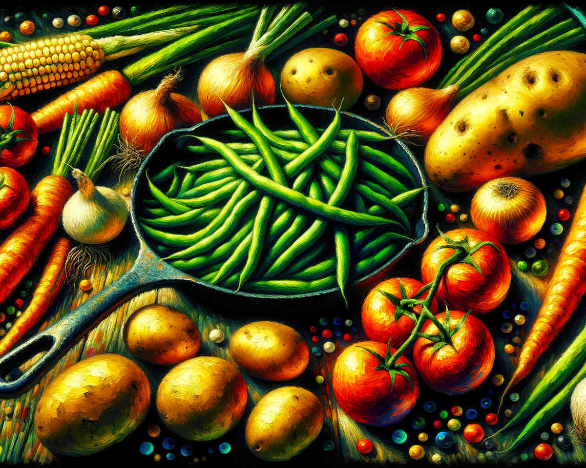 Mixed Vegetables — Diamond Painting Kit design