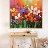 Abstract Flowers in Color — Diamond Painting Kit, product view 2