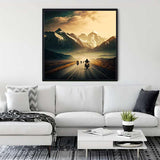 Lightning fast biker — Diamond Painting Kit, product view 3