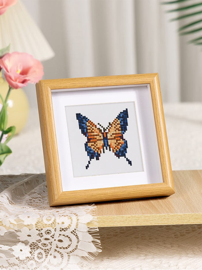 Colorful Butterfly World, Set of 9 — Mini Diamond Painting Set, product view 2
