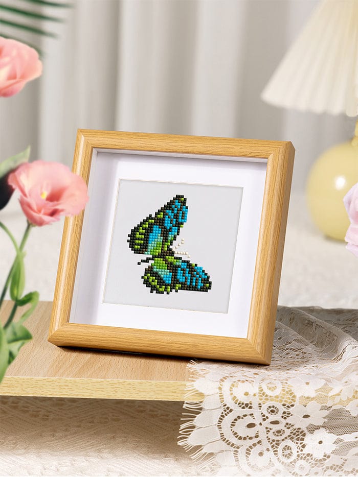 Colorful Butterfly World, Set of 9 — Mini Diamond Painting Set, product view 3
