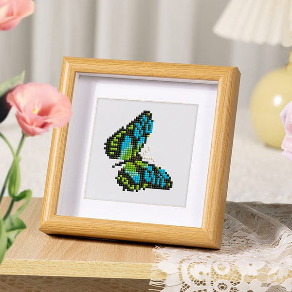 Colorful Butterfly World, Set of 9 — Mini Diamond Painting Set, product view 3
