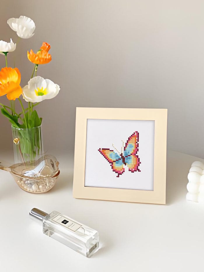 Colorful Butterfly World, Set of 9 — Mini Diamond Painting Set, product view 4
