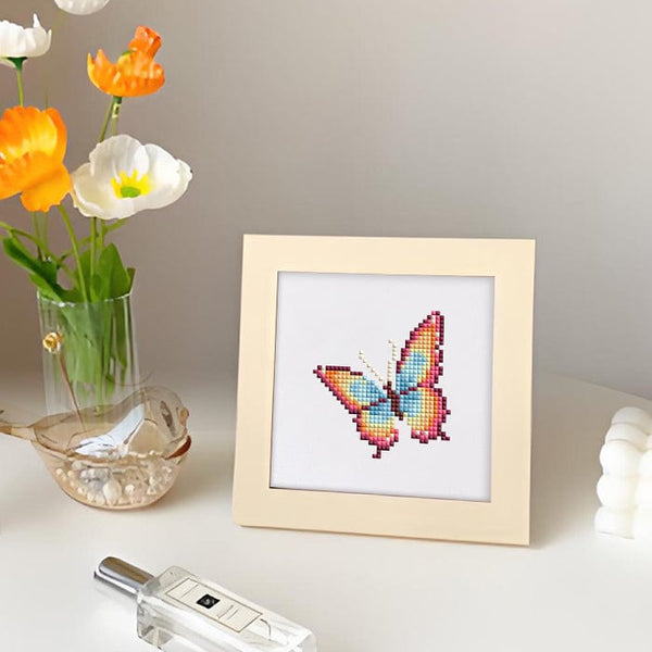 Colorful Butterfly World, Set of 9 — Mini Diamond Painting Set, product view 4