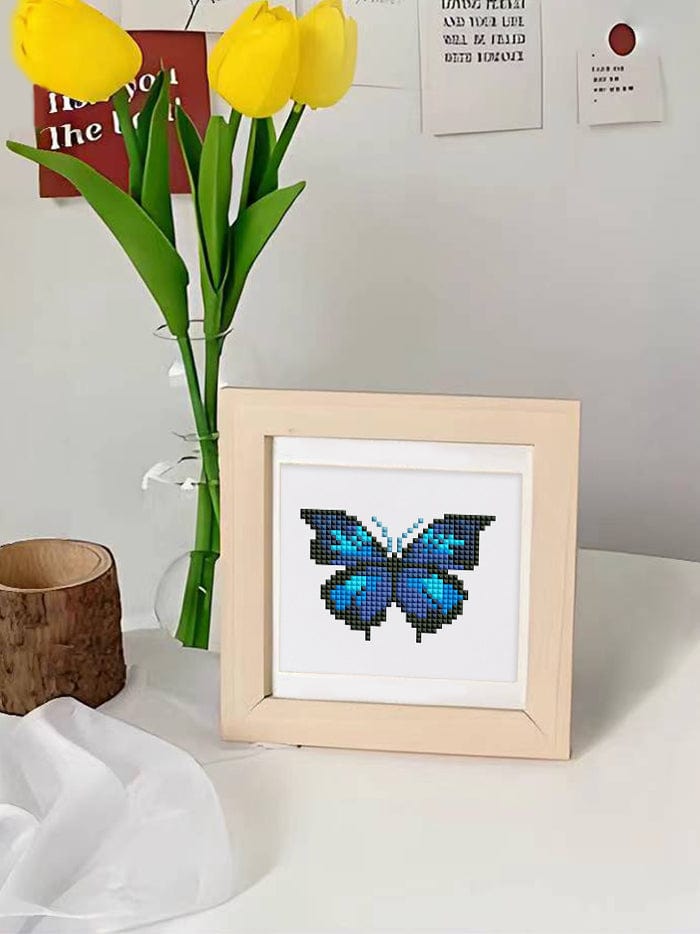 Colorful Butterfly World, Set of 9 — Mini Diamond Painting Set, product view 6