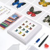 Butterfly Dreams, Set of 12 — Mini Diamond Painting Set, product view 2