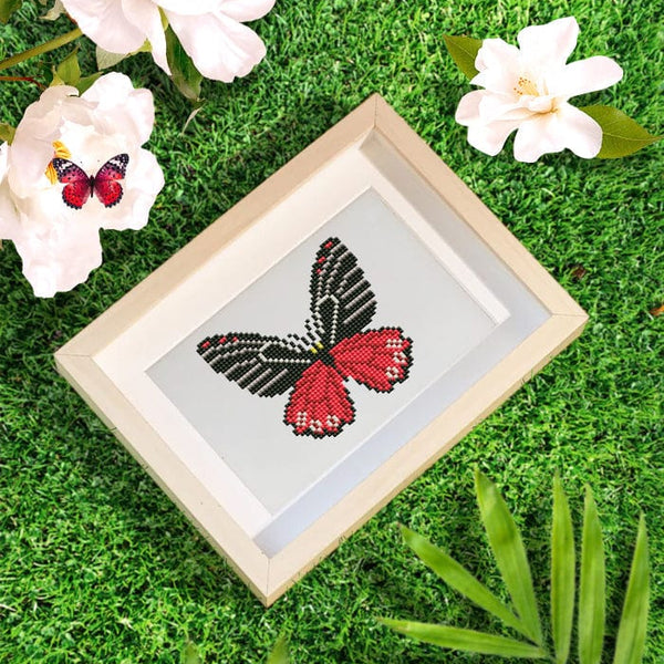 Butterfly Dreams, Set of 12 — Mini Diamond Painting Set, product view 8