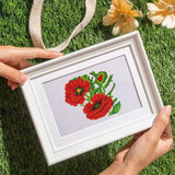 Colorful Blossoms, Set of 12 — Mini Diamond Painting Set, product view 3