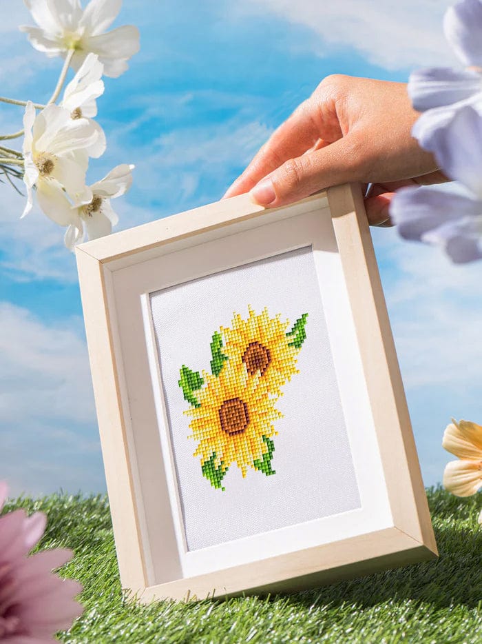 Colorful Blossoms, Set of 12 — Mini Diamond Painting Set, product view 6