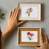 Colorful Blossoms, Set of 12 — Mini Diamond Painting Set, product view 8