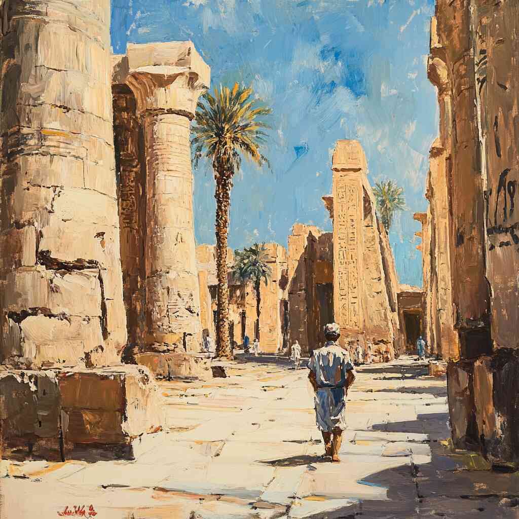 In the Shadow of the Pharaohs — Diamond Painting Kit design