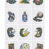 Cosmic Creations, Set of 12 — Mini Diamond Painting Set design