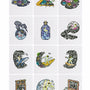 Cosmic Creations, Set of 12 — Mini Diamond Painting Set design