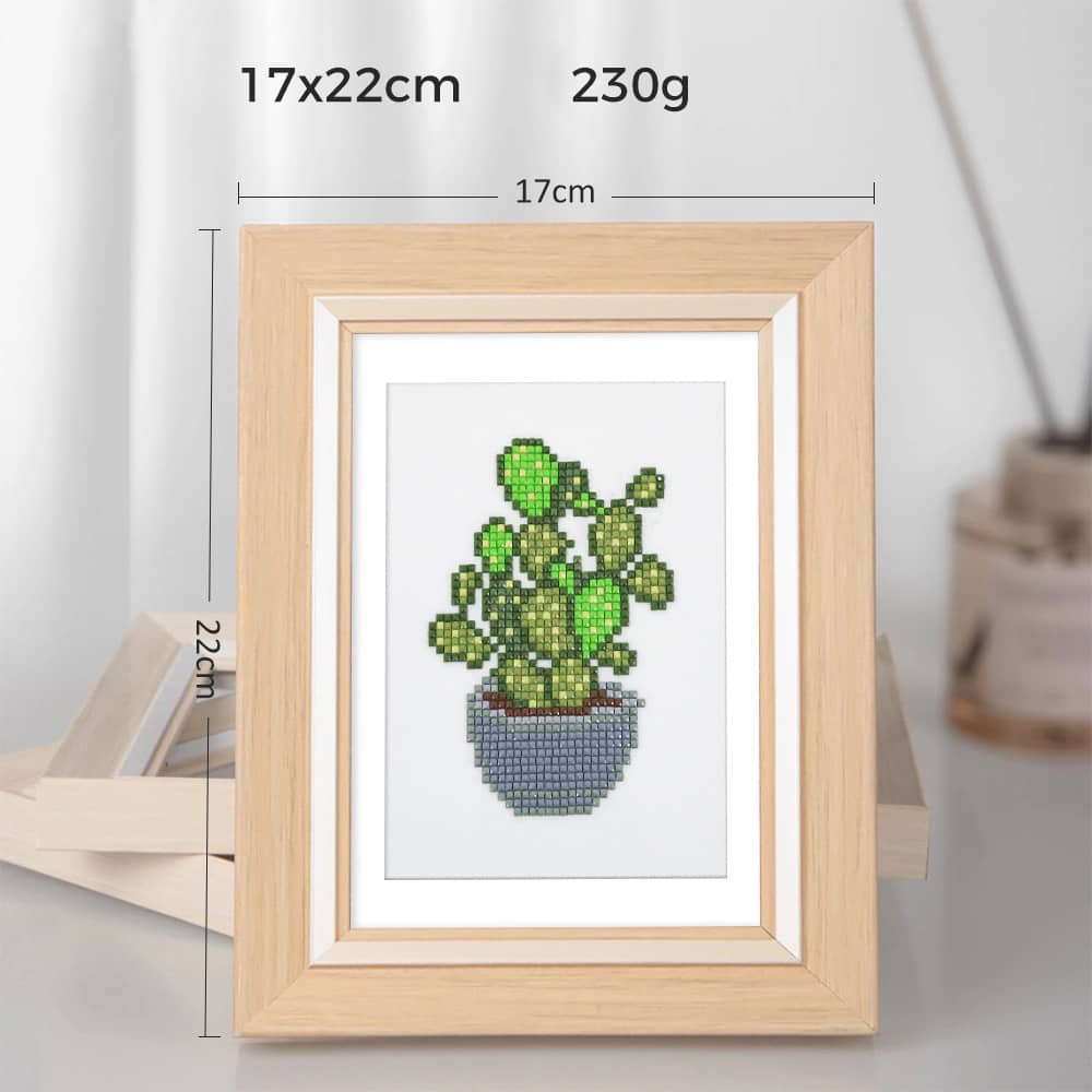 Portrait and Landscape Wooden Frames for Mini Art — Craft Accessory, product view 5