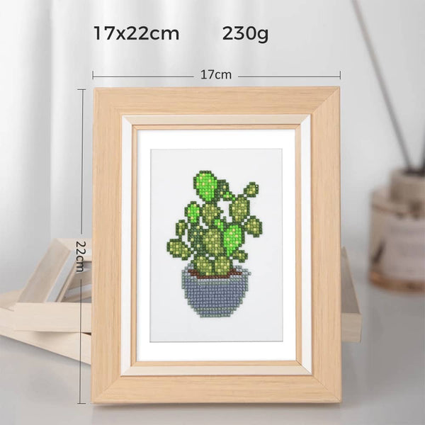 Portrait and Landscape Wooden Frames for Mini Art — Craft Accessory, product view 5