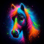 Horse in a Cosmic World — Diamond Painting Kit design