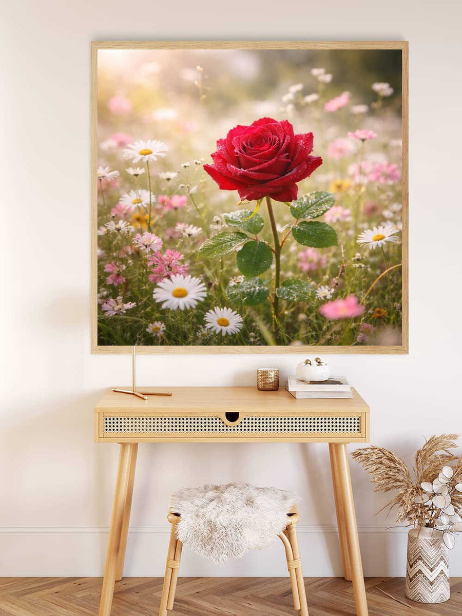 The Morning Rose — Diamond Painting Kit, product view 2