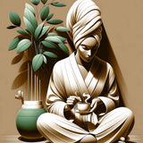 Wellness and Coffee — Diamond Painting Kit design