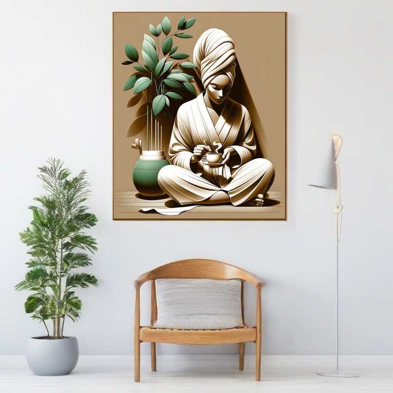 Wellness and Coffee — Diamond Painting Kit, product view 2