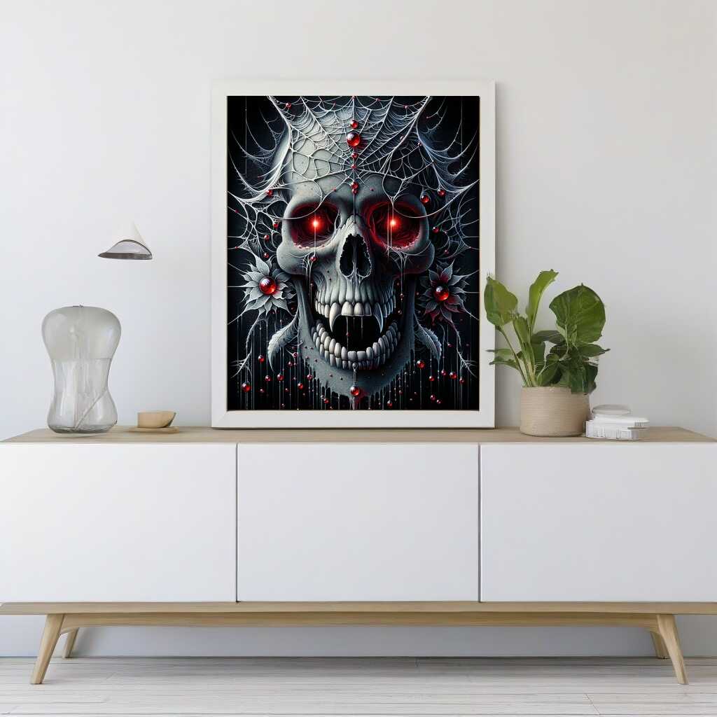 Skull Vampire — Diamond Painting Kit, product view 2
