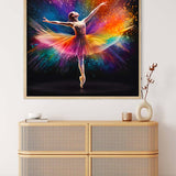Woman dancing at night Part 2 — AB Diamond Painting Kit, product view 3
