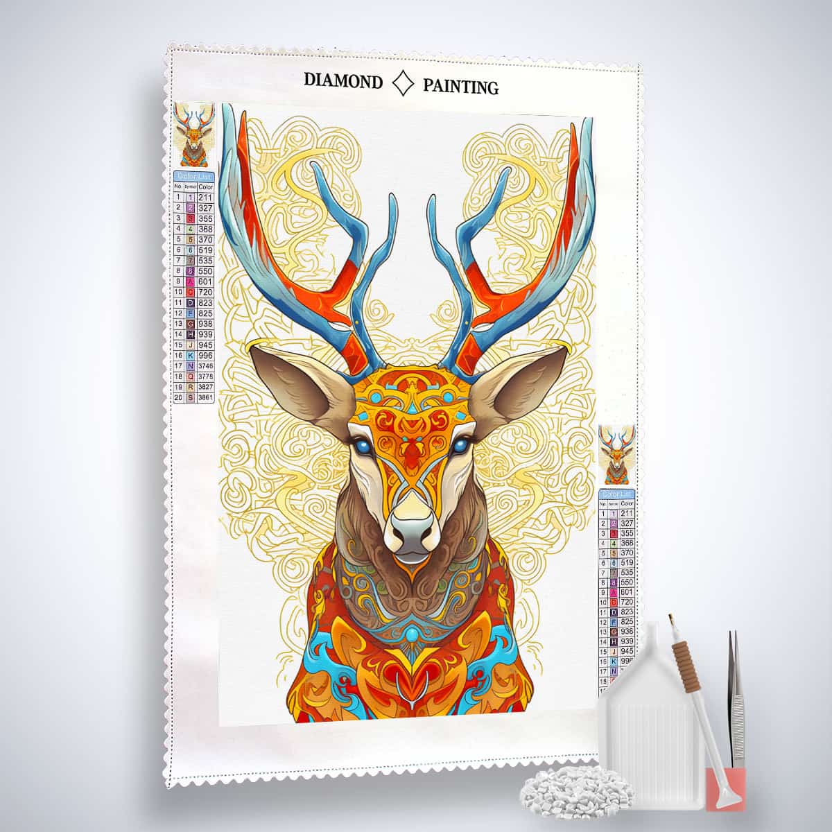 Vector Deer — Diamond Painting Kit, product view 2