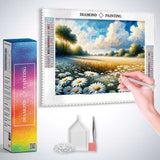 A walk through the daisy meadow — Diamond Painting Kit, product view 3