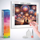 Fireworks of emotions (DP-7320) — Diamond Painting Kit, product view 3