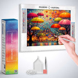 The City of Magical Umbrellas — Diamond Painting Kit, product view 3