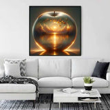 Glass apple evening mood — Diamond Painting Kit, product view 2