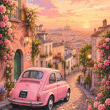 Rose Dreams at Twilight — Diamond Painting Kit design