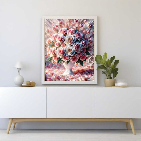 Rose flower dream — Diamond Painting Kit, product view 2