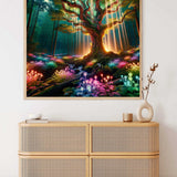 A Mysterious Glow in the Enchanted Forest — Diamond Painting Kit, product view 2