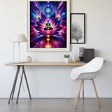 Lotus flower Buddha — Diamond Painting Kit, product view 2