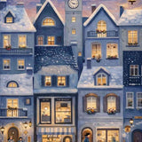 Winter Magic in the Old Town — Diamond Painting Kit design
