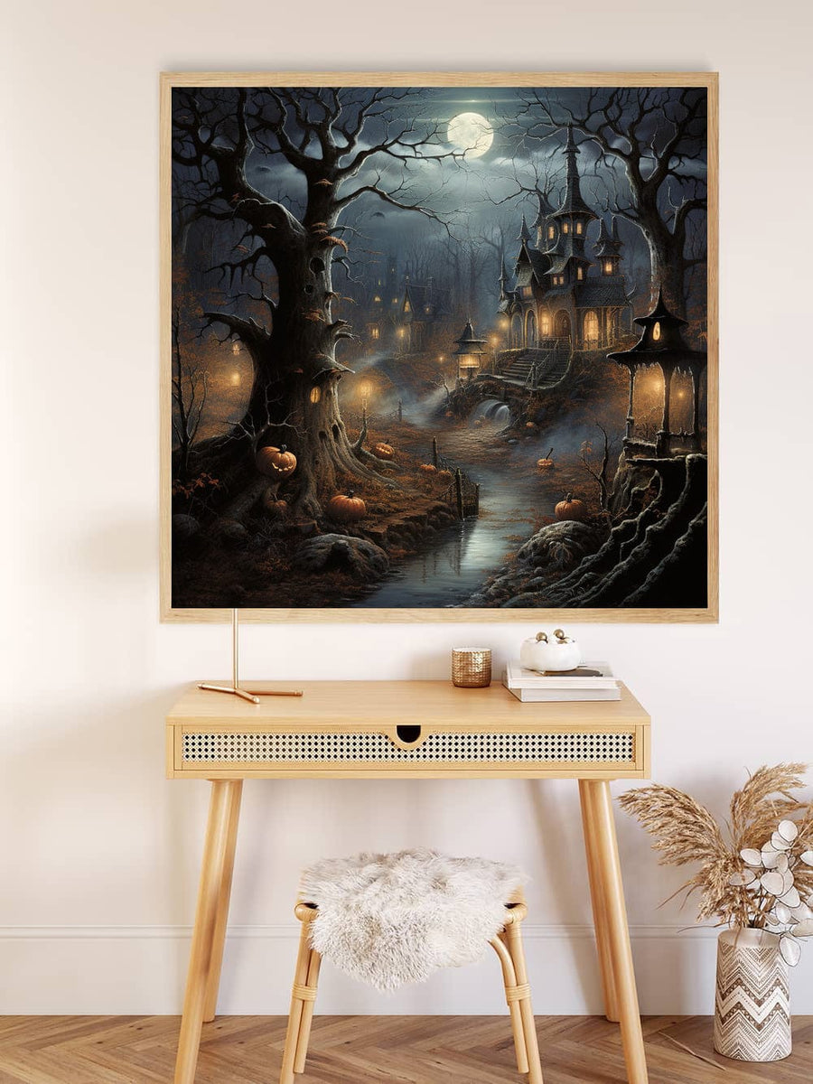 Halloween Ghost Forest — Diamond Painting Kit, product view 2